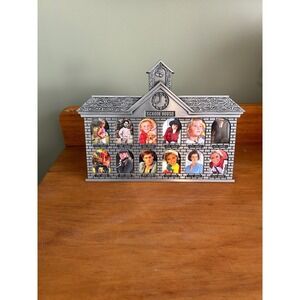 School Years Photo Frame Grade 1-12 Silver Pewter Graduation Memory Display